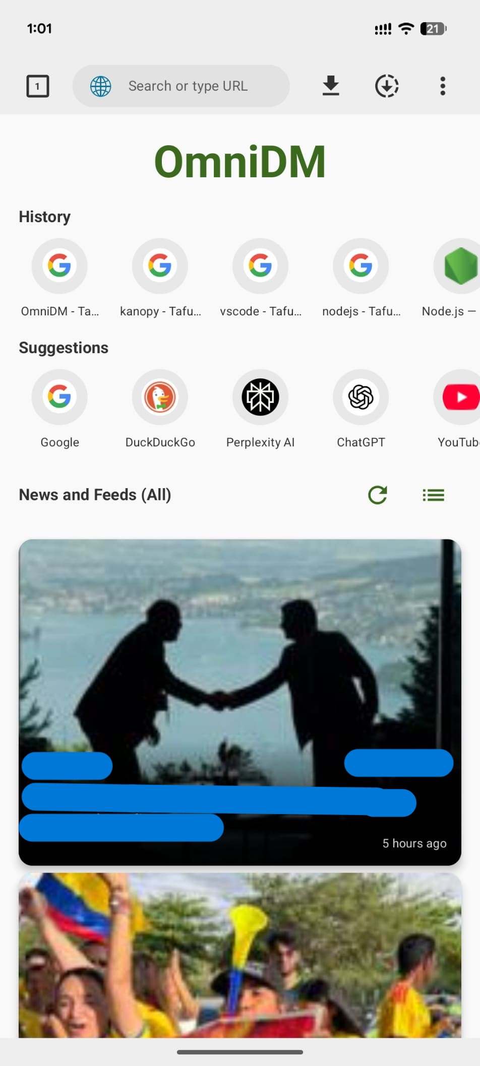 Home page